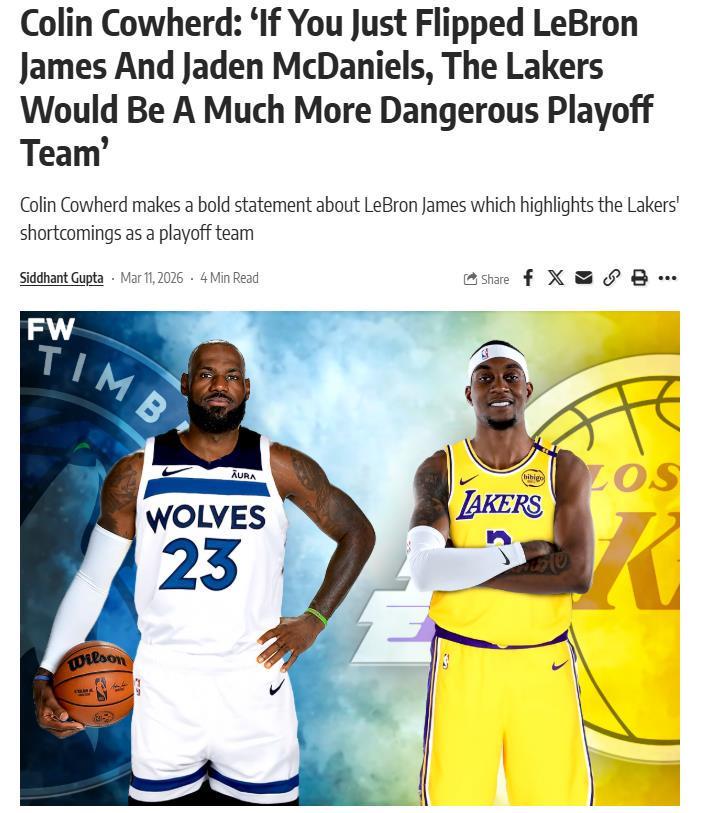 开云体育-詹姆斯地位堪忧，东契奇婚变实锤，美媒称情绪失控是他的巨大缺陷